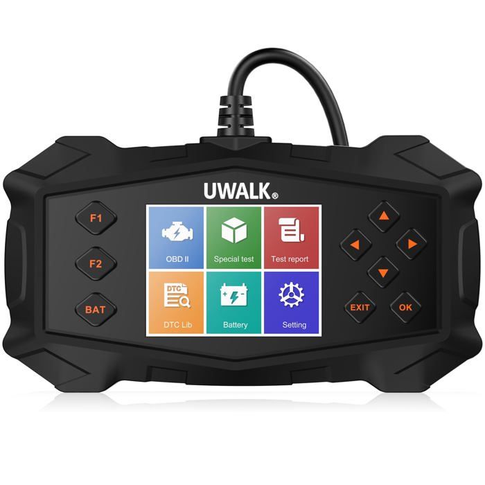 OBD2 Valise Diagnostic Auto Voiture: OBD Diagnostique Auto Multimarque Français avec Lecture en Temps Réel des Données - Lecteur d