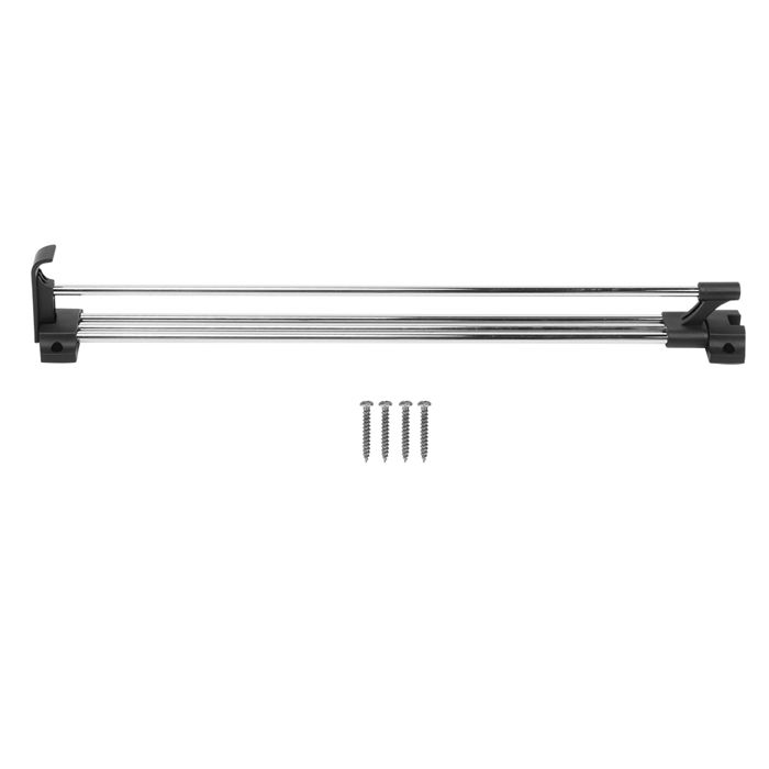 1 Barre de penderie coulissante extensible support réglable 50 kg pour armoire et vêtements .