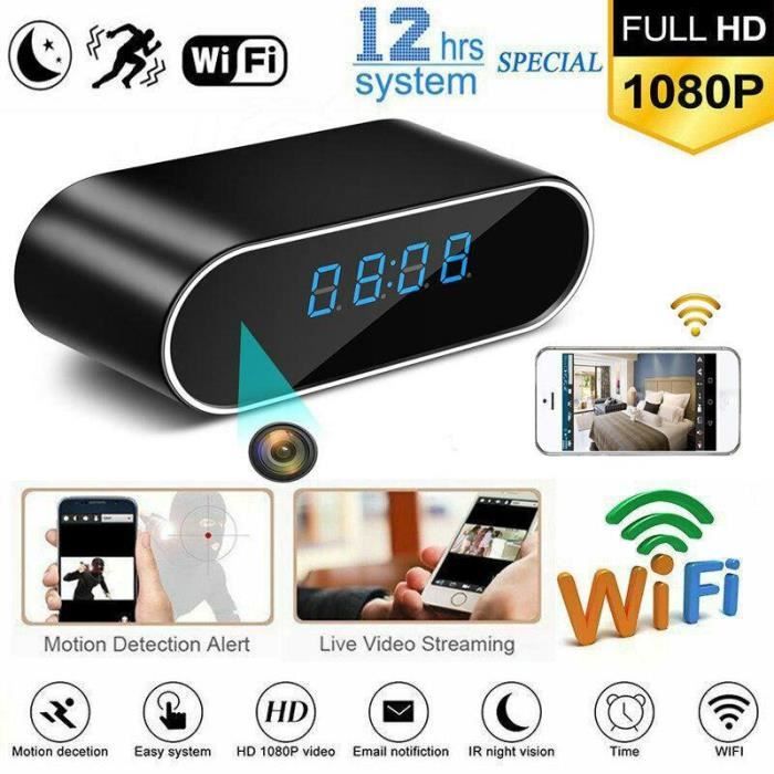 Mini Caméra Espion TotalCadeau DF06 – 1080P HD Wifi – Longue Batterie (1 An En Veille)