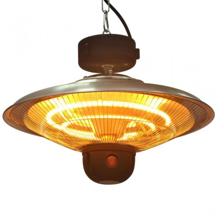 Chauffe Terrasse Suspendu A Infrarouge 1 5 Kw Avec Telecommande Achat Vente Chauffage Exterieur Chauffe Terrasse Suspendu A Cdiscount