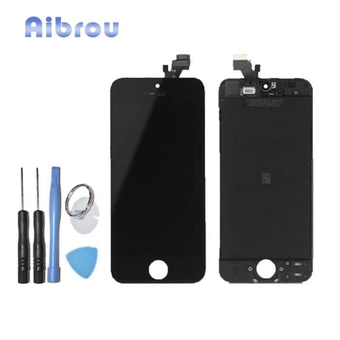 Écran LCD Tactile Pour IPhone 5c - Noir - Pièce Neuve D'origine (fabriqué En France)