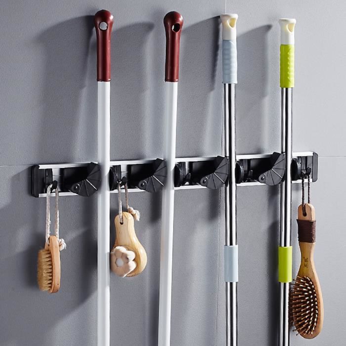 Porte balai mural hot sale