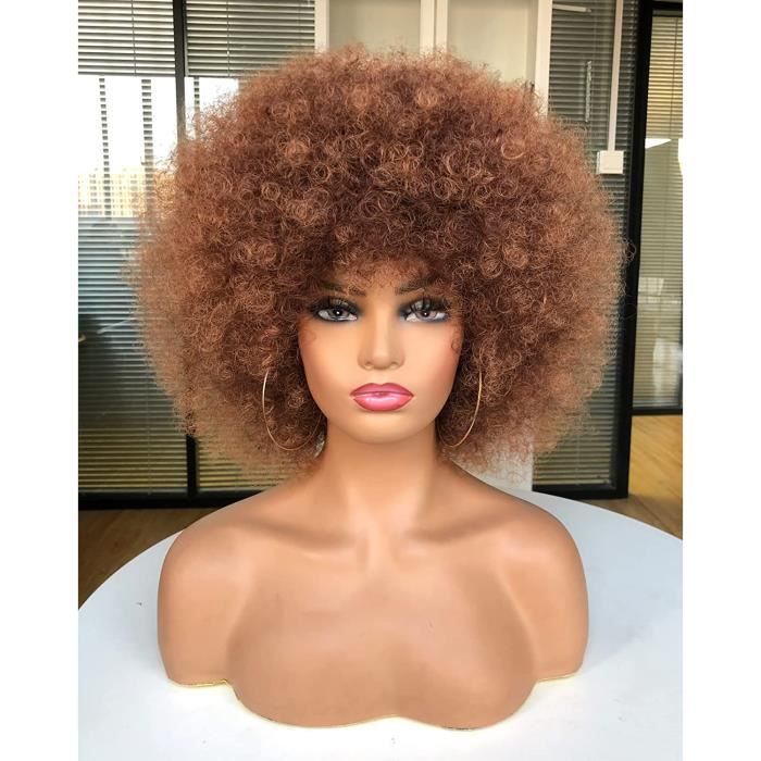 Perruque Afro Courte Boucl e Et Rebondissante Pour Femme Noire 25