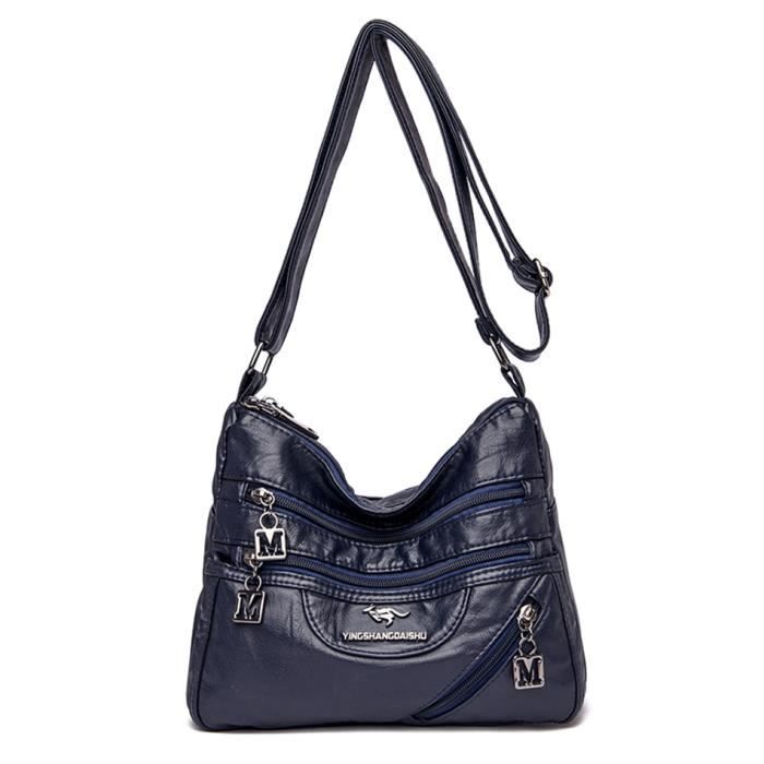 Sac a main hotsell bleu marine femme