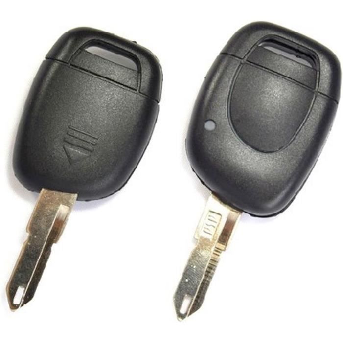 Coque clé,Etui clés de voiture pour Renault Koleos scénic Megane 2 3  Sandero Espace Clio 4 Captur Kangoo Laguna - Type black #B - Cdiscount Auto