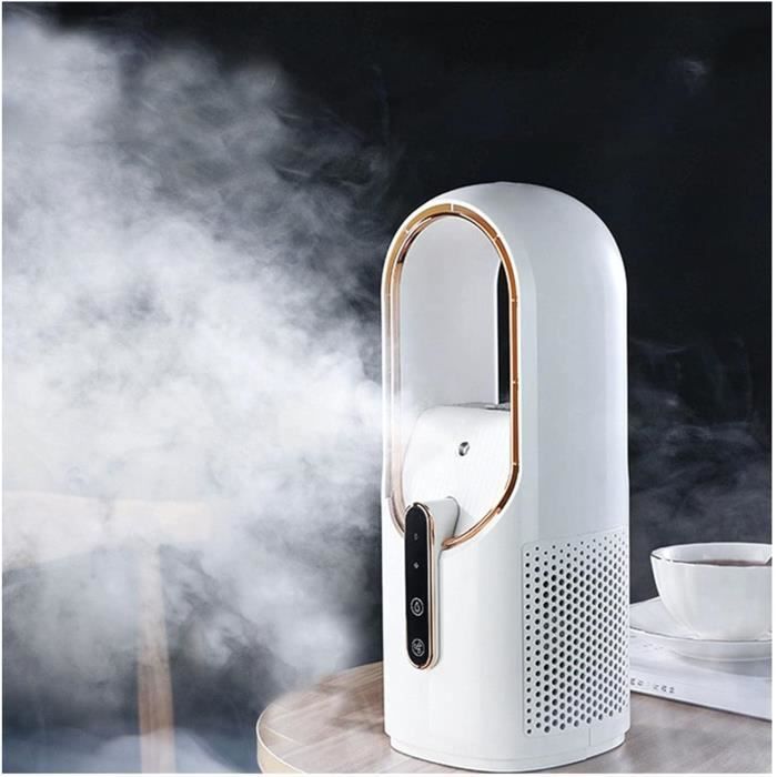 Ventilateur Brumisateur Portable USB Rechargeable - 3 Vitesses, Réservoir 130 Ml, Sans Pales - Pour Bureau Et Chambre