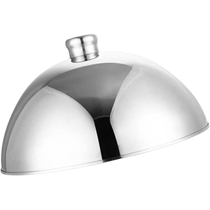 Petite Cloche En Métal Argenté Pour Beurre - Style Hôtel - Protection Alimentaire