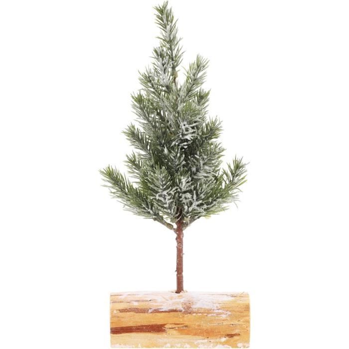 Sapin De Noel Miniature Faux Sapin De Noël Enneigé Vacances Pin Enneigé
