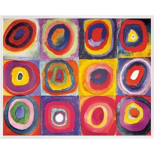 Vassily Kandinsky Affiche Reproduction Et Cadre (Plastique) - Étude De ...