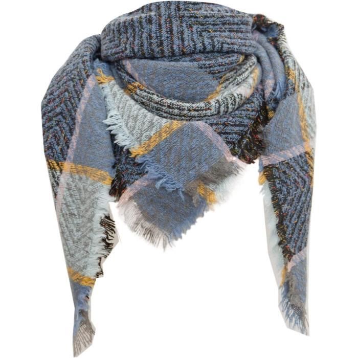 Foulard Victoria's Secret Hiver - Angel, Rouge/Noir à Carreaux, Doux Et Chaud
