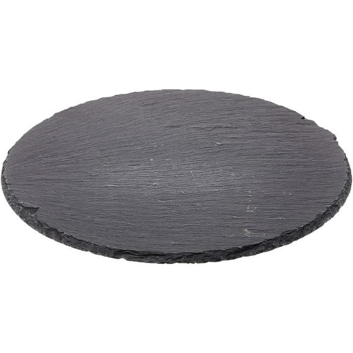 Planche à Fromage Ronde Pour Ensemble De Thé(30cm) Plateau De Service En Bois Tray