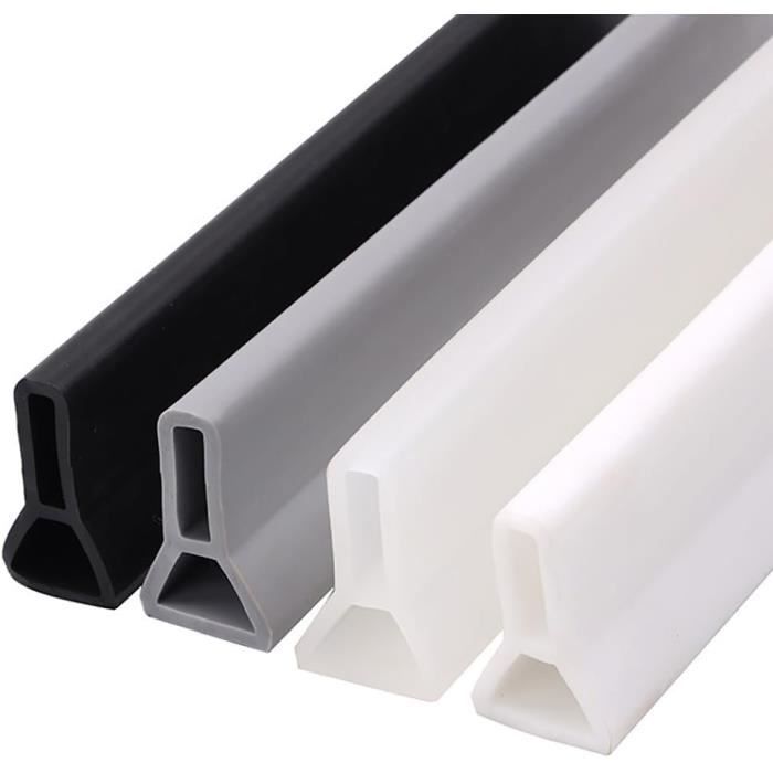 Barrière de Douche - 100cm - Pliable - Silicone - Résistant à la moisissure - Bricolage