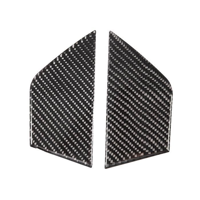 Panneau intérieur de porte autocollant décoratif en fibre de carbone pour Audi Q3 2013 2014 2015 2016 2017 2018