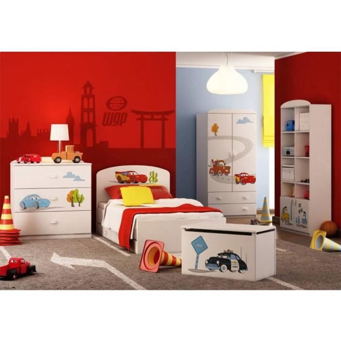 Bibliotheque Cars 90cm Chambres D Enfant Achat Vente Etagere