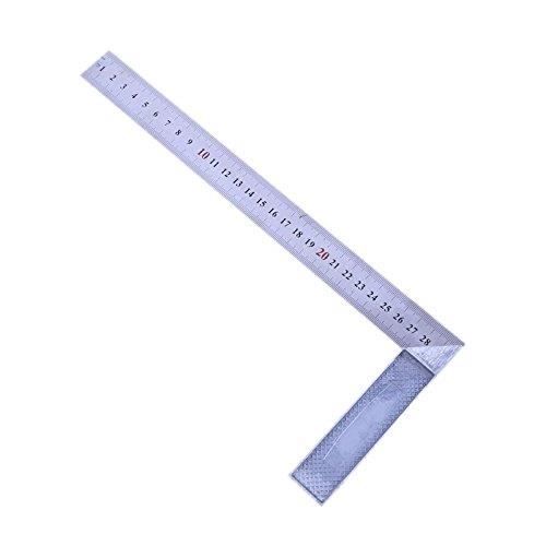 NOUVEAU Ligne métallique 30 cm Ligne d’acier en acier outil de mesure mesure dimension en acier