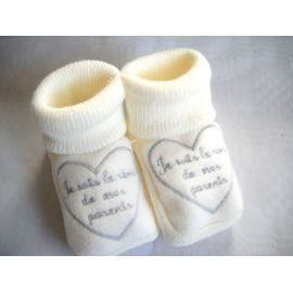Chaussons B b Brod 0 3 Mois Achat Vente chausson pantoufle