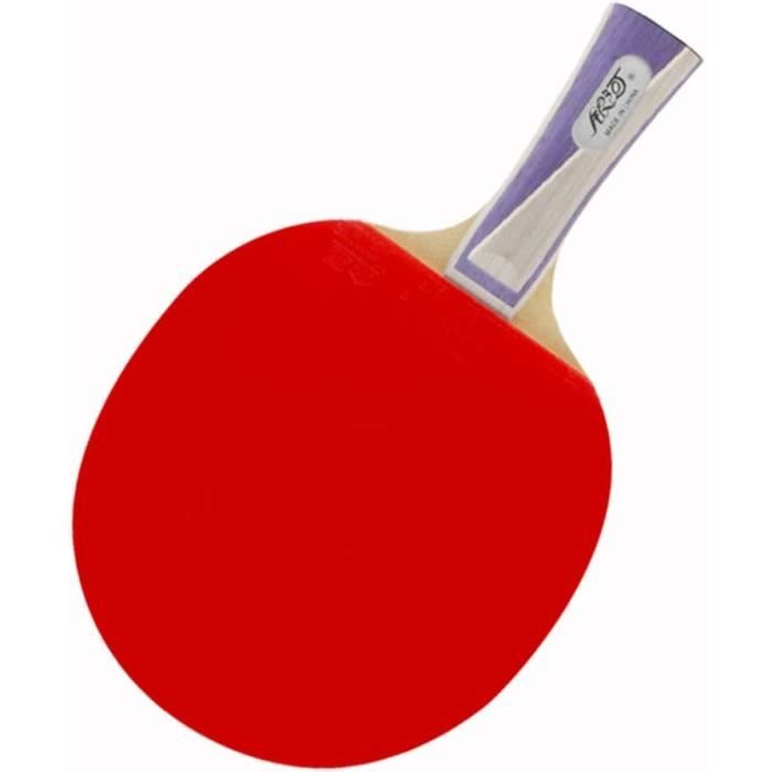 Set Ping Pong Ermete Sport - 2 Raquettes 3 Balles Pour Débutants Et Avancés, Intérieur/Extérieur Set Tennis De Table