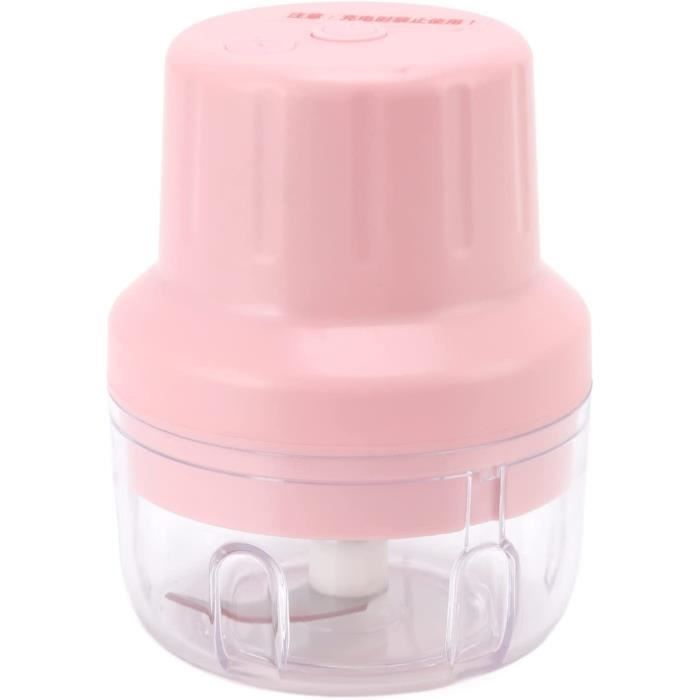 Joyeee Hachoir Électrique USB Rechargeable - 250ml + 100ml Pour Légumes, Ail, Fruits