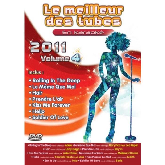 Le meilleur des tubes en karaoké 2011 volume 4 DVD Cdiscount DVD