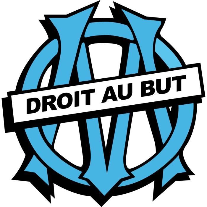 Stickers Foot Om Olympique De Marseille Dimensi Achat Vente