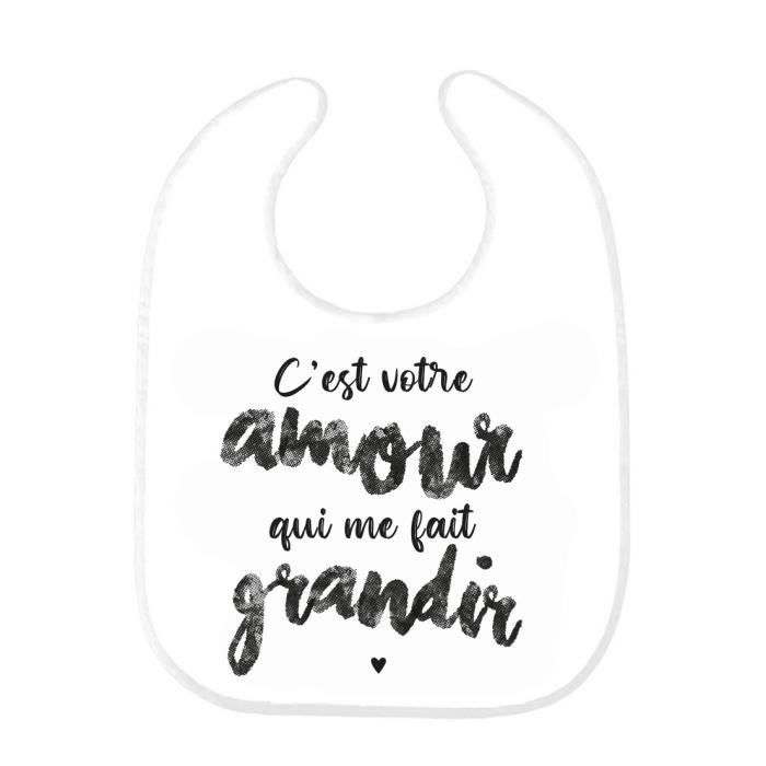 Bavoir Bebe Imprime Citation Humour Naissance C Est Votre Amour Qui Me Fait Grandir Ref0231 Cdiscount Puericulture Eveil Bebe Bavoir Bebe Imprime Citation Humour Naissance C Est Votre Amour Qui Me Fait Grandir Ref0231 Cdiscount Puericulture Eveil Bebe