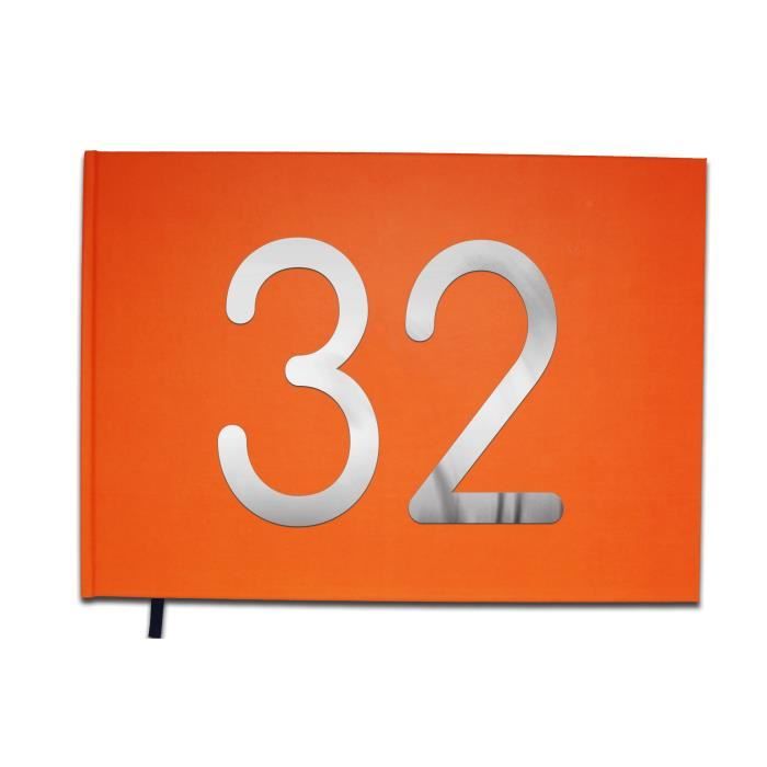 Livre D Or 32 Ans Anniversaire Mariage Retraite Lettres Chromees 100 Pages Qualite Premium Uttscheid Couleur Orange Achat Vente Livre D Or Livre D Or 32 Ans Cdiscount