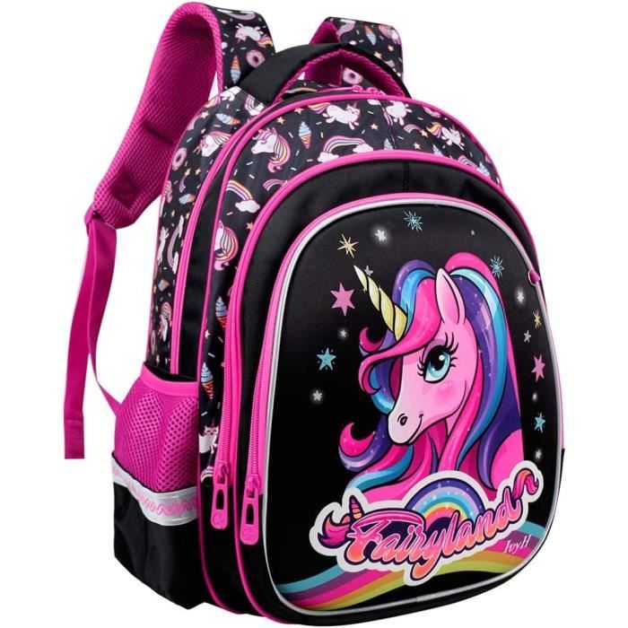 Licorne Sac Dos Licorne Fille Primaire Enfants Grande Capacit