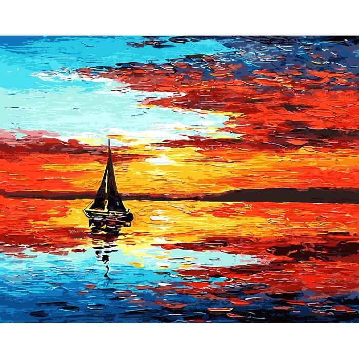 Rihe Peinture Par Numero Kits Avec Brosses Et Peintures Pour Adultes Enfants Seniors Debutant Acryliques Kits De Peinture Sur Can Achat Vente Peinture Au Numero Rihe Peinture Par Numero Cdiscount