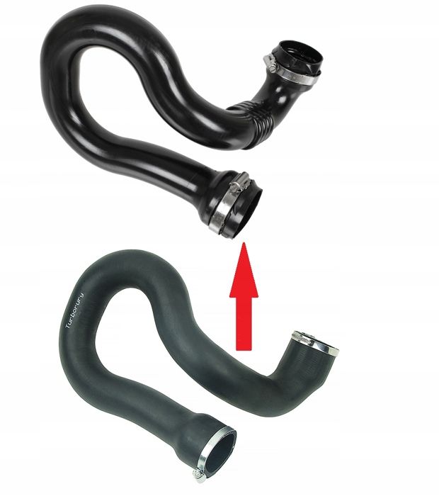 Remplacement tuyau intercooler de TURBORURY compatible avec Opel Vivaro Renault Trafic Nissan Primasstar 8200760918 93861380