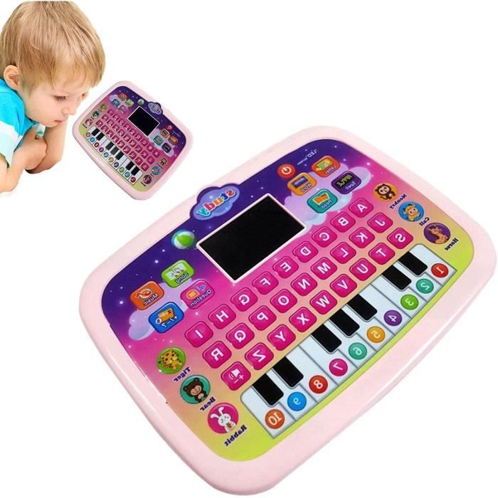 Ordinateur Portable Enfant éducatif Avec Musique – Design Portable, Apprendre En S'amusant Dès 3 Ans
