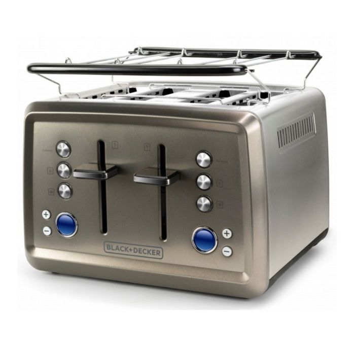 Grille Pain - Black&Decker - BXTO1960E - 2 Tranches - Couleur Gris - 2 Emplacements
