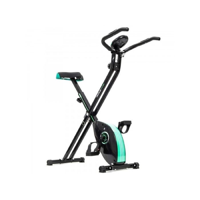 Vélo d'appartement pliant magnétique X-Bike - Cecotec - Cardiofréquencemètre et écran LCD - Résistance variable