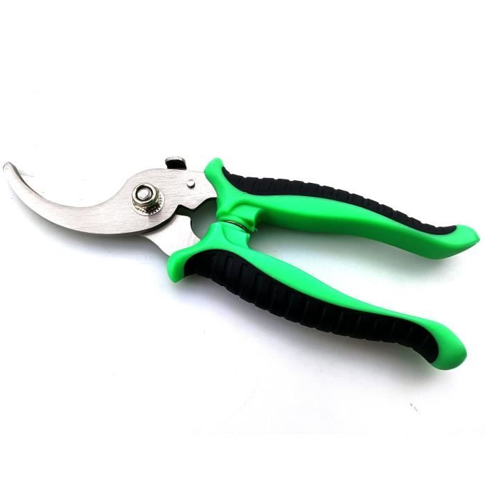 Sécateur De Précision Hyindoor Pour Bonsaï - Lame Incurvée Inoxydable 16,3cm