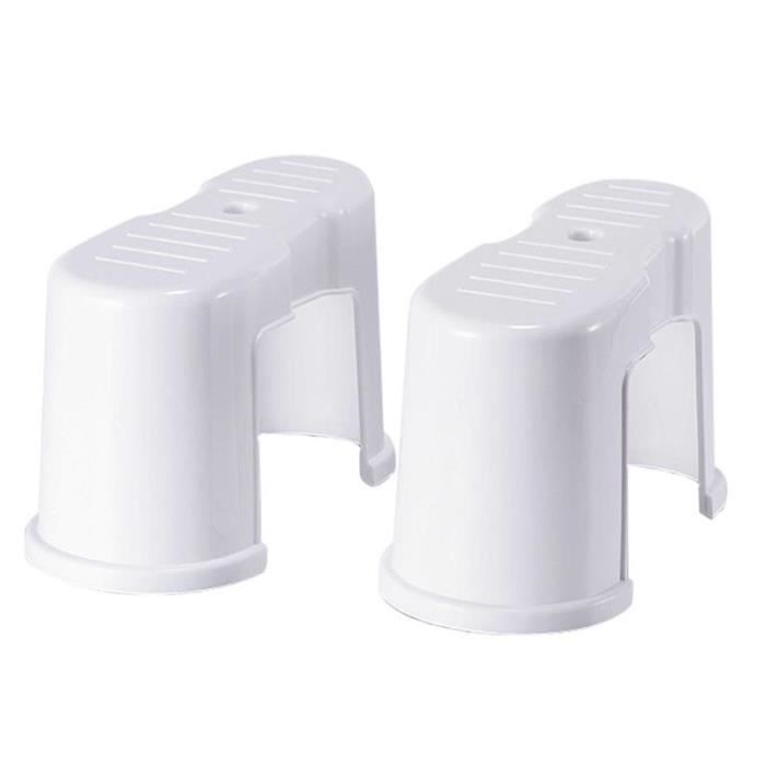 Tabouret De Toilette Réglable En Hauteur - 4 Niveaux (15 à 21 Cm) - Coussin Antidérapant, Confortable - Pour Enfants Et Adultes - 9