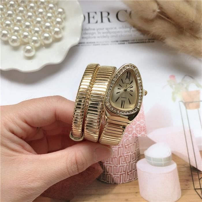 Montres Montre Bracelet Infinity serpent pour femmes Cool la