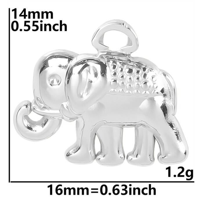 5 pièces Pendentif de bijoux papillon en acier inoxydable 304