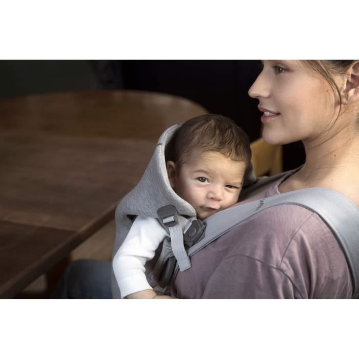porte bébé babybjorn gris