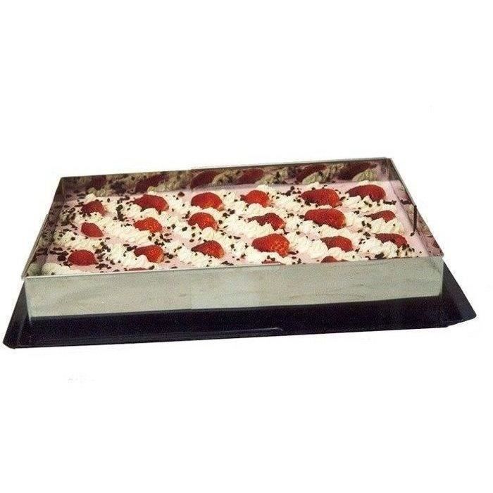 LARES Cadre à PATISSE rie rectangulaire extensible 6012