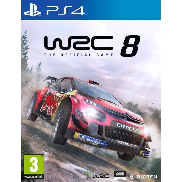 Jeu PS4 WRC 6 - Édition PAL, Bon état, Multijoueur, Sorti En 2016