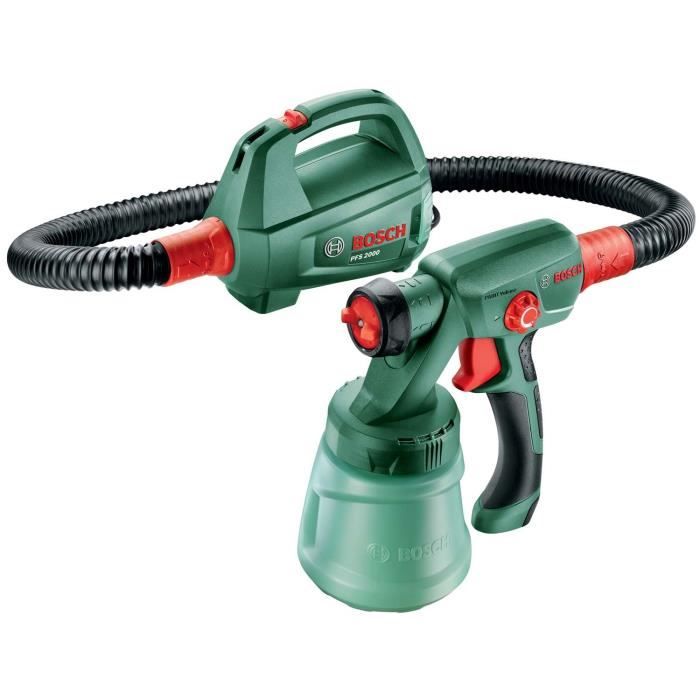 Pistolet à peinture BOSCH PFS 3000-2 650W - Basse pression - Pour intérieur et extérieur