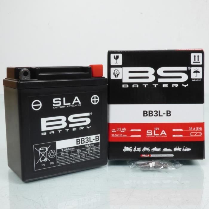Batterie SLA BS Battery pour auto YB3L-B Neuf