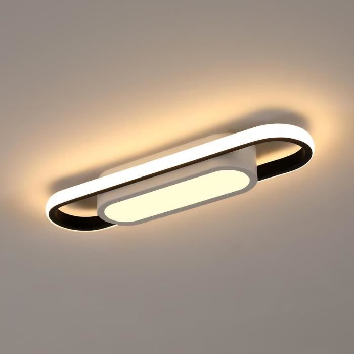 Riserva Plafonnier LED 24W 3000LM - Rectangulaire Blanc Froid 6500K | Lumière Uniforme Salon Chambre Cuisine