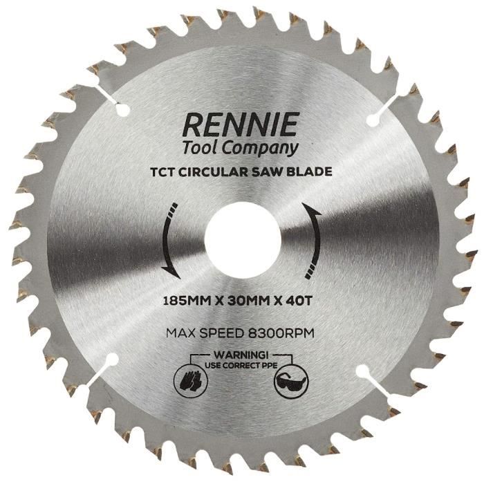 Lame De Scie Circulaire 180mm – Carbure, 40 Dents, Alésage 16mm, Makita Compatible