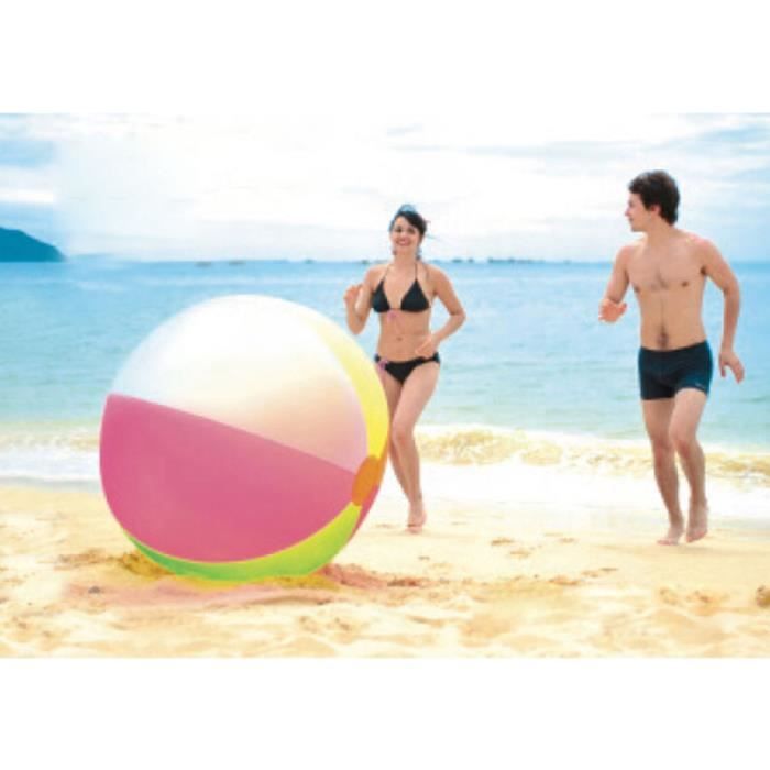 Lot De 4 Ballons De Plage Gonflables Colorés - Jeu D'eau Piscine, Sport - Neuf