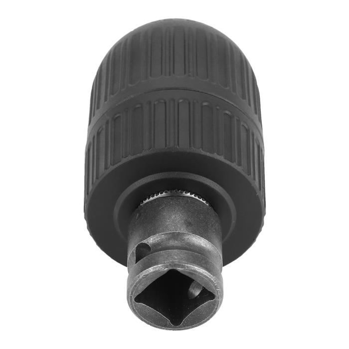 Mandrin Perçage Sans Clé 2-13mm - Adaptateur 1/2 Pour Conversion Clé à Chocs