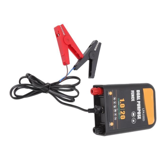 VEVOR Chargeur Clôture Électrique Électrificateur CA CC 3 J