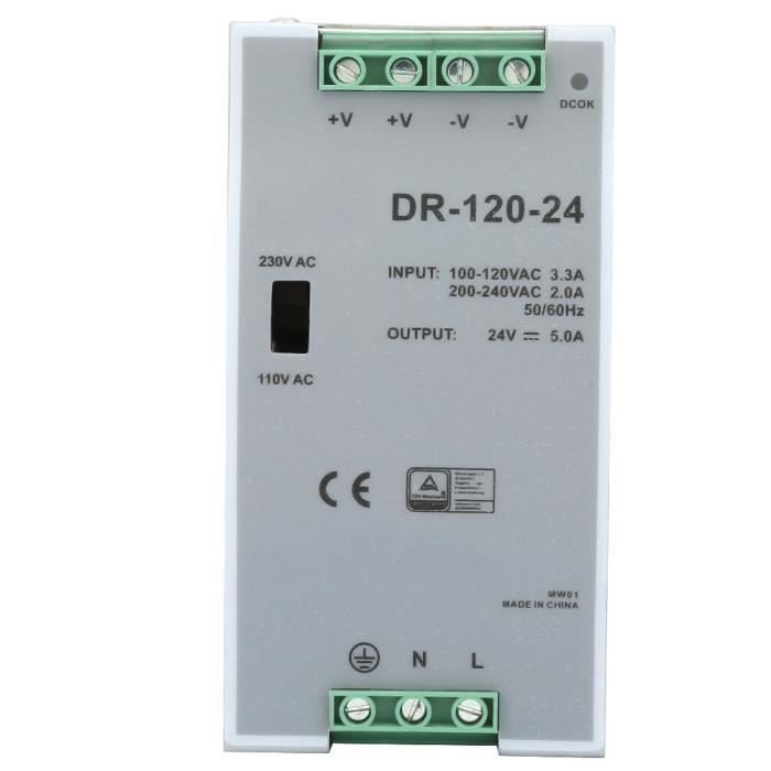 ALIMENTATION CHARGEUR 100-240V AC / 48V DC / 2.5A EN COFFRET