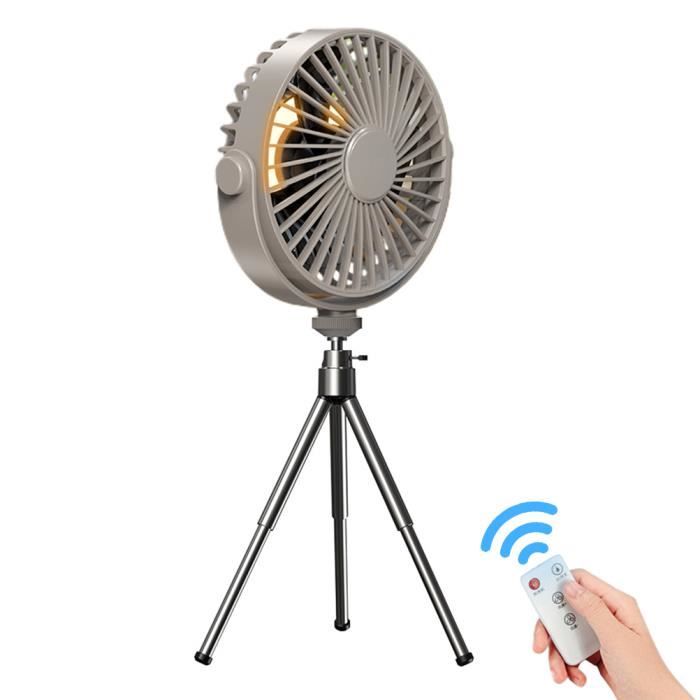Ventilateur de caping avec lanterne LED, 20 000 Ah, ventilateur