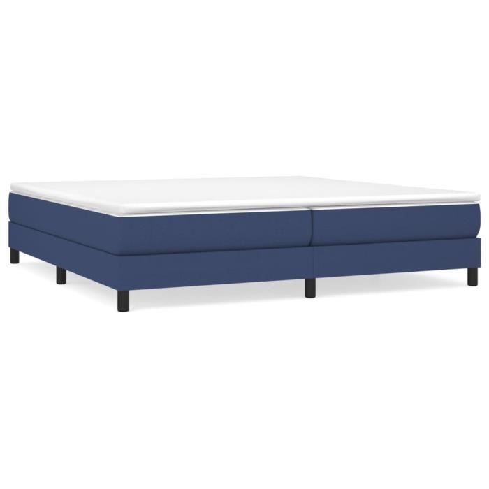 Sommier - FAFEICY - 200x200 cm - Tissu 100% polyester - Design contemporain - 2 places