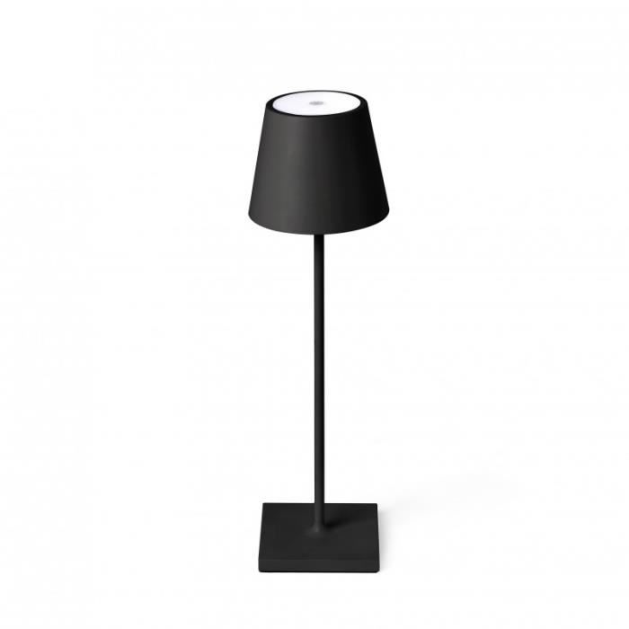 Lampe de jardin noire - FARO - Toc - LED intégrée - Extérieur - Métal